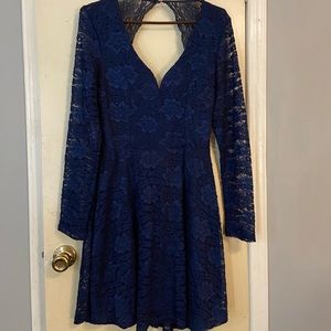 Navy blue formal dress
